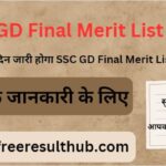 ssc gd merit list 2024